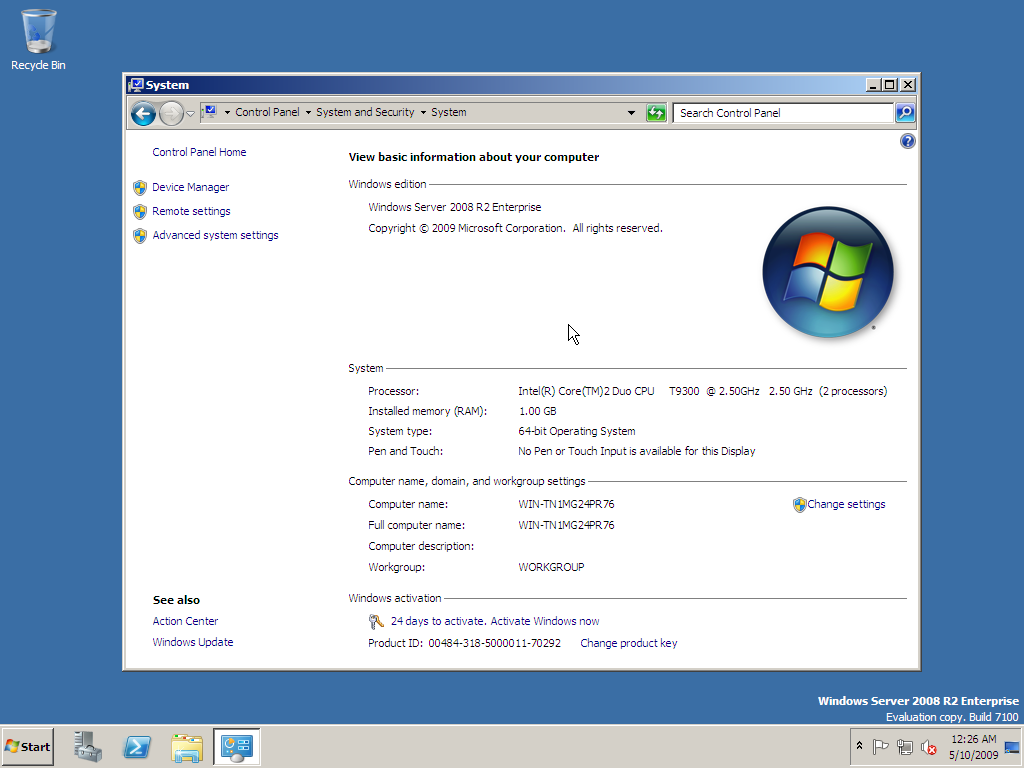 Windows server 2008 product key